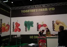 The booth of Yonatan's Farms, the company has an office in Russia and Israël.