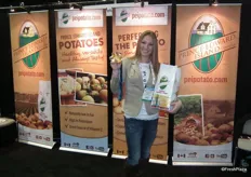 "Heather Moyse, who won the bobsleigh gold medal during the Vancouver 2010 games, promotes the Prince Edward Island potatoes. According to her: "These are the best potatoes in the world and I can say it because I tasted them." www.peipotato.com"