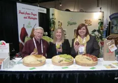 Bob Koehler, Brittany Wilmes and Cristie Matter from Pear Bureau Northwest. www.usapears.com