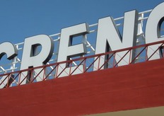 The entrance to the packing and distribution centre.