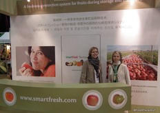 Yvonne Harz-Pitre and Chiara Anemolo from SmartFresh www.agrofresh.com