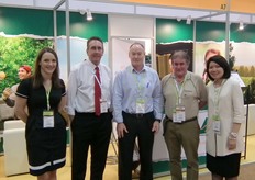 Clair Fitchett (Apple&Pear Australia), John Lloyd (CEO of Horticulture Australia), Jeff Scott (CEO of Australian Table Grape Association), John Moore (CEO of Summerfruit Australia) and Agnes Barnard (of Australia Fresh) www.australiafresh.com.au