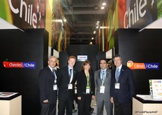 Carlos Cruzat (Comité del Kiwi Chile), Fernando Balart (Asoex), Moserrat Valenzuela (Chilean Citrus), Jorge Cáceres Reyes (ProChile) and Ronald Bown (Asoex) www.asoex.cl