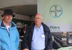 Albert Koops from Bayer CropScience talks to Jeroen Nijenhuis from Agrifirm Plant.