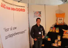 Daniel Bouwmeester from potato wholesaler and transport company Jac van den Oord.