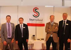 The team from Stet Holland: Jelmer Elzinga, Henk Feddes, Jacques Vergoesen and Peter Ton