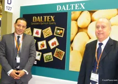 Magdi Abdel, export manager and Mohamed El Kahhal of Daltex- Egypt
