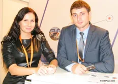 Ms.Olesia and Pavel Strimovsky (Customer Service Manager), Trans-Business Broker- Russia