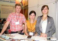 Areal´s Fruit team from Russia: Chernobay Roman (sales manager), Zhukova Alla and Gilyazeva Julia (logistic manager)