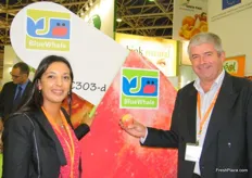 Blue Whale of France, Export Sales Manager, Mr.Sylvain Brard with colleague Ms.Joelle Colombie