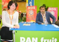 Ms.Sukhareva (Import dept.) with Mr. Amiraslanov (Gen. Director) of Dan Fruit- Russia
