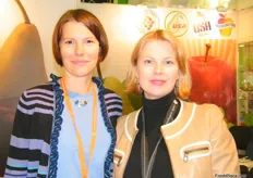 from American Fruits´ stand, Anastasia Semenova and Ksenia Gorovaya- representatives are based in Russia
