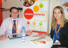 Francisco Fernandez (Commercial Director) with Yulia Shchevyeva, both from London Growers- Spain