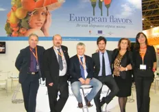 the European flavors team: Ferri Gabriele, Monti Claudio, Bussadori Piero, Federico Milanese, Nives Raccagni and Alessandra Ravaioli