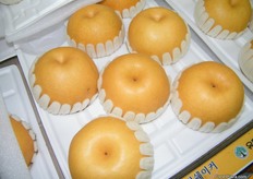 "Bae" or Korean pears, larger and rounder than the Western pears"