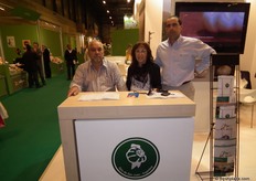 Javier Garcia, Laura Marun and Antonio Javier Garcia of Agro Allium.