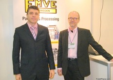 Sweden´s EMVE for potato and vegetable processing, Volodymyr Atanasov, Area Manager with Olaf Norgaard, Export Manager