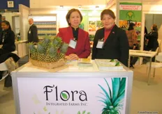 Flora´s President, Flora Abadesco with their director Lilibeth Panelo. Flora Integrated Farms is known for their Queen pineapple which is one of the Philippines' sweetest variety of pineapple