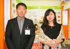 William with Kathy Zhao of Qingdao harvest, China
