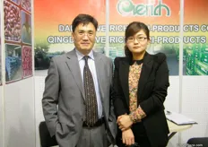 David Lee, President of Dalian Everich from China with colleague Lara