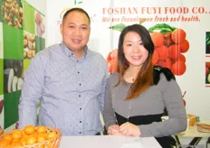 Chor YaoHua with trade manager, Ivy Chen of Foshan Fuyi Food- China