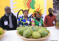 from the Ghana stand