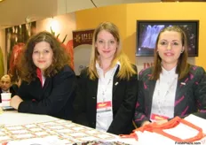 "the "Invest Macedonia" team: Biljana Taleska, Ana Velichkouska and Aleksandra Krstevska (Macedonia)"