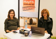 Yasemin Keskin and Isin Erten of Polifil- Turkey