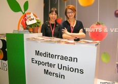 S.Sultan Bayrak (Agri. Dept. Chief) with Idil Ogut of Mediterranean Exporter Unions- Turkey