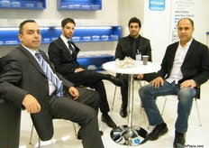 at the Somoplast- Lebanon stand organized by Ralf Riachy (3rd from the left)