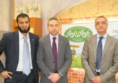 the Fresh N Fresh (Egypt) team: Amir Selim (exec. dir.), Mohamed El-Kerm (managing director) and Mohamed Fathy (senior trade officer)
