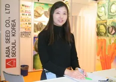 Yuyoung Han of Asia Seed´s Trading dept. (South Korea)