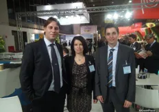 Gert-Jan Speld, Fiona Schimmel and Niels van Belzen of Seatrade. Seatrade were present at the 360 Quality stand at Fruit Logistica, along with representatives from many other reefer specialist companies.