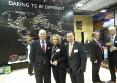 Dennis Predoehl, Christine Schroer and Nils Kahn of MSC Germany. The logistics company were at Fruit Logistica to develop business with Latin America.