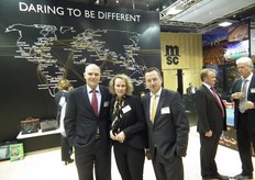Dennis Predoehl, Christine Schroer and Nils Kahn of MSC Germany. The logistics company were at Fruit Logistica to develop business with Latin America.