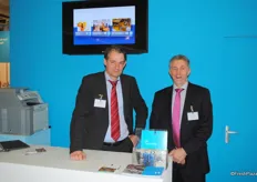 Peter van Gilst and Piet Schotel from CBI, a Dutch organisation who contributes to sustainable economic development in developing countries through the expansion of exports from these countries.