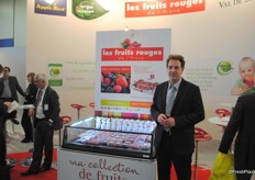 Stéphane Decourcelle from Les Fruits Rouges de l'Aisne. A company specialised in berries.