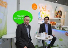 Hugues Decrombecque and Jean Louis Noulon from Val de Loire, a promotion organisation for de Loire region.