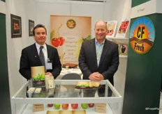 Luis Acuña and Matt Roberts from CF Fresh, an American exporter of Organic top fruit and stone fruit.