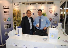 Christian Hubener and Sean Carson from Acadian Seaplants. The company is committed to delivering premium seaweed extracts, derived from Ascophyllum nodosum, that are proven to help crops.