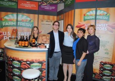 The team of Farm Fresh Produce, a grower and exporter of Sweet Potatoes from North Carolina and Mississippi. They sampled Sweet Potato beer!