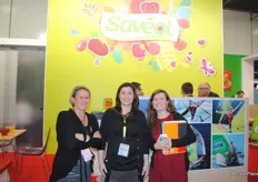 Anne Rolland, Stéphanie Le Gall and Claire Marquet from Savéol, a French tomato grower and distributor.