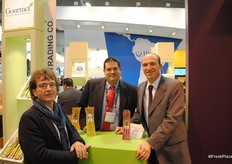Siegbert Wiehl (Verdeimport AG), Patrick Cortes (Gourmet Trading Company) and Luciano Fiszman (Gourmet Trading Company), Gourmet is specialised in blueberries and asparagus from around the world.