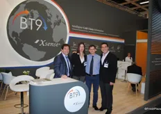 Shlomi Zait, Smadar Teitler, Leonardo Froymovich and Ariel Gordon from BT9, who provide the Xsense product to get information and anticipate on the info during shipments.