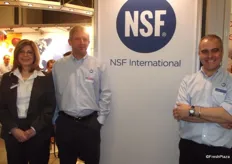 NSF were showing their new branding. Karen Collins,Peter Hooker and Robert Evans