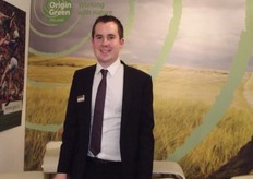 Ryan Prior, Marketing Assistant at Bord Bia, Irish Food Board, promoting Sustainable Ireland.