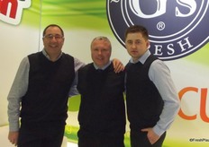 Kristof Kucharczyk, Andy Laing and Mark Haynes on the G's stand.