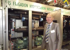 Alan Colbourne from SRS Frigadon saw alot of interest for the carbon natural chiller.