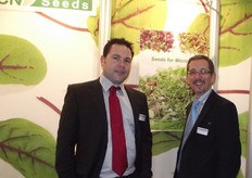 Craig Thomas and Charles Seddon from CN Seeds.