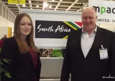 Archie and Michaela Swanson were also to be found at the South African stand.